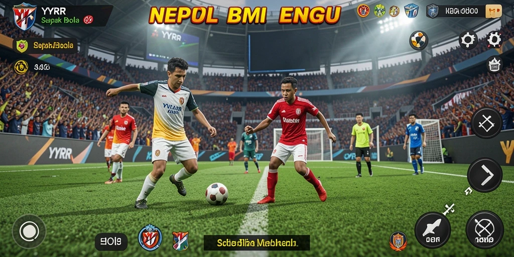 Antarmuka gameplay <strong>YYRR</strong> dengan desain yang modern dan menarik.